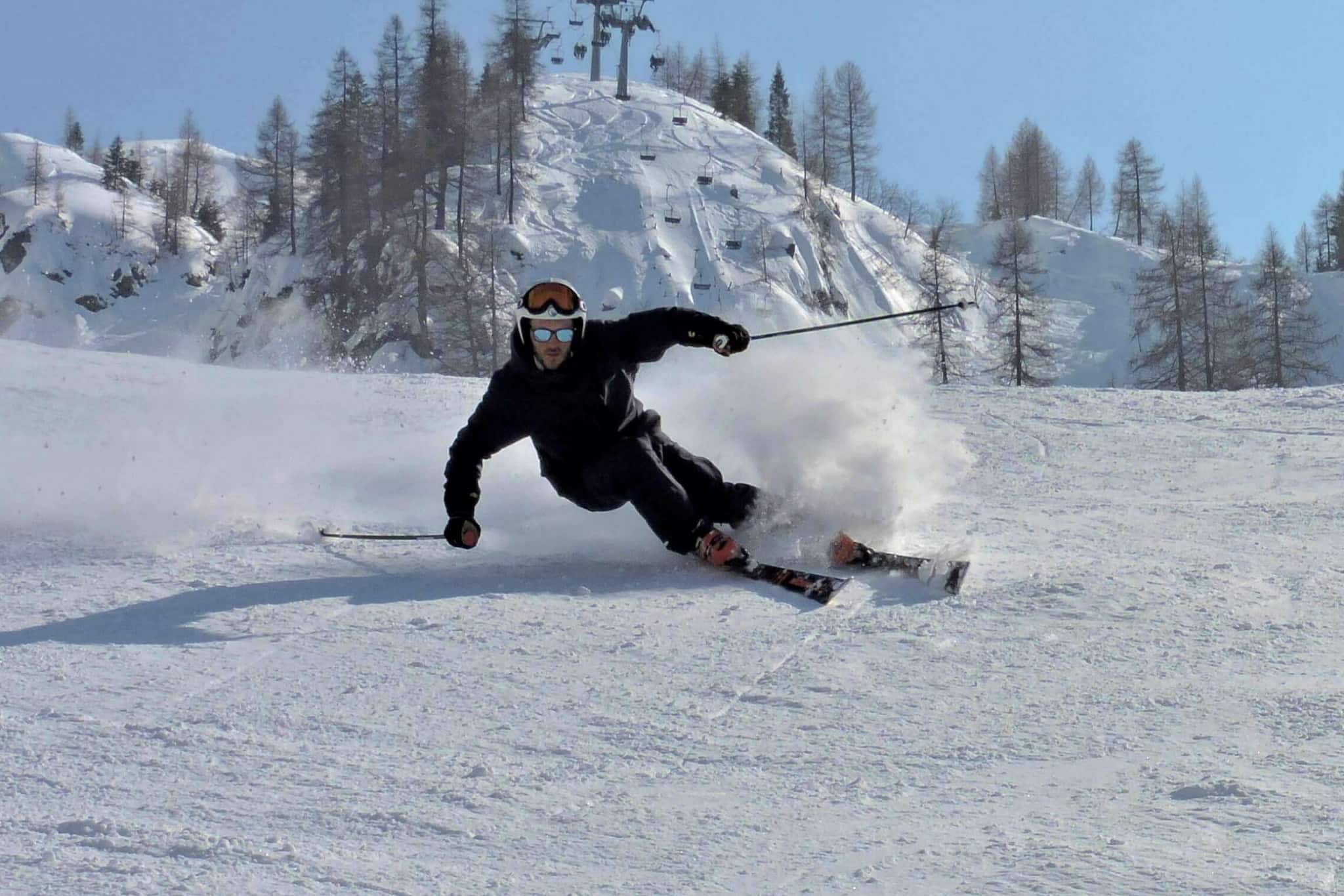 Skiing instructor. Энгельберг Харпендинг.