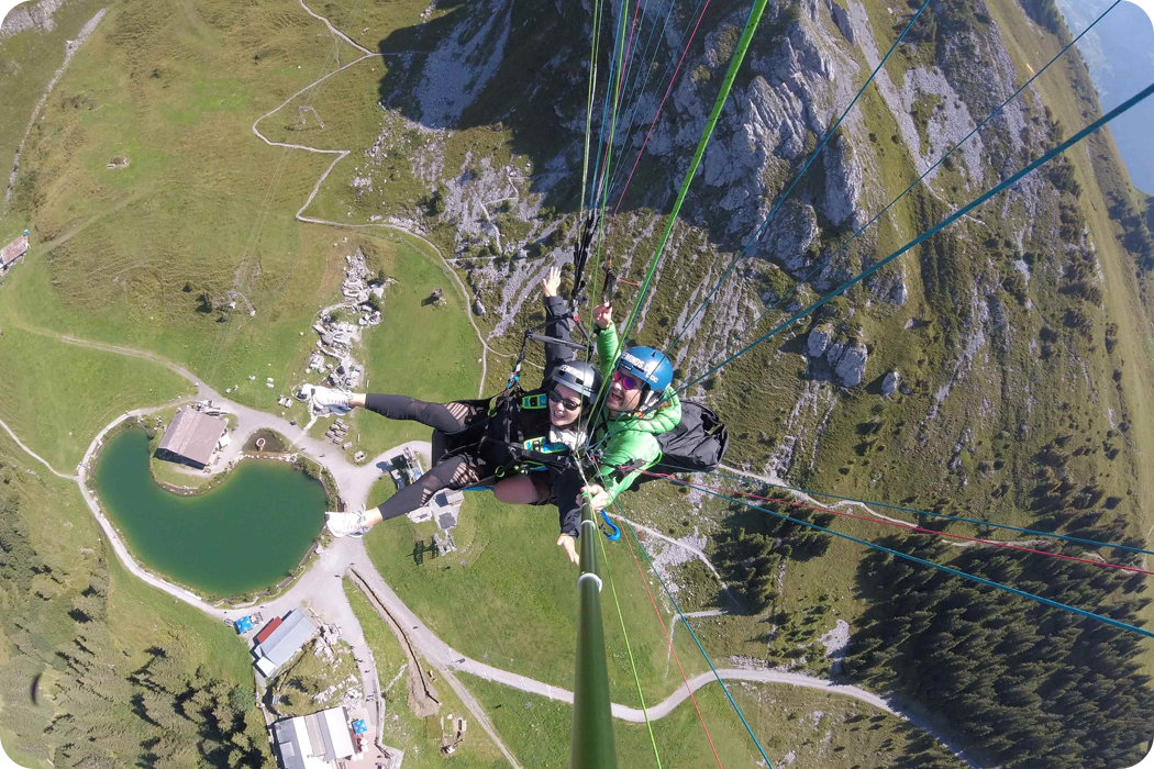 paragliding experience in switzerland