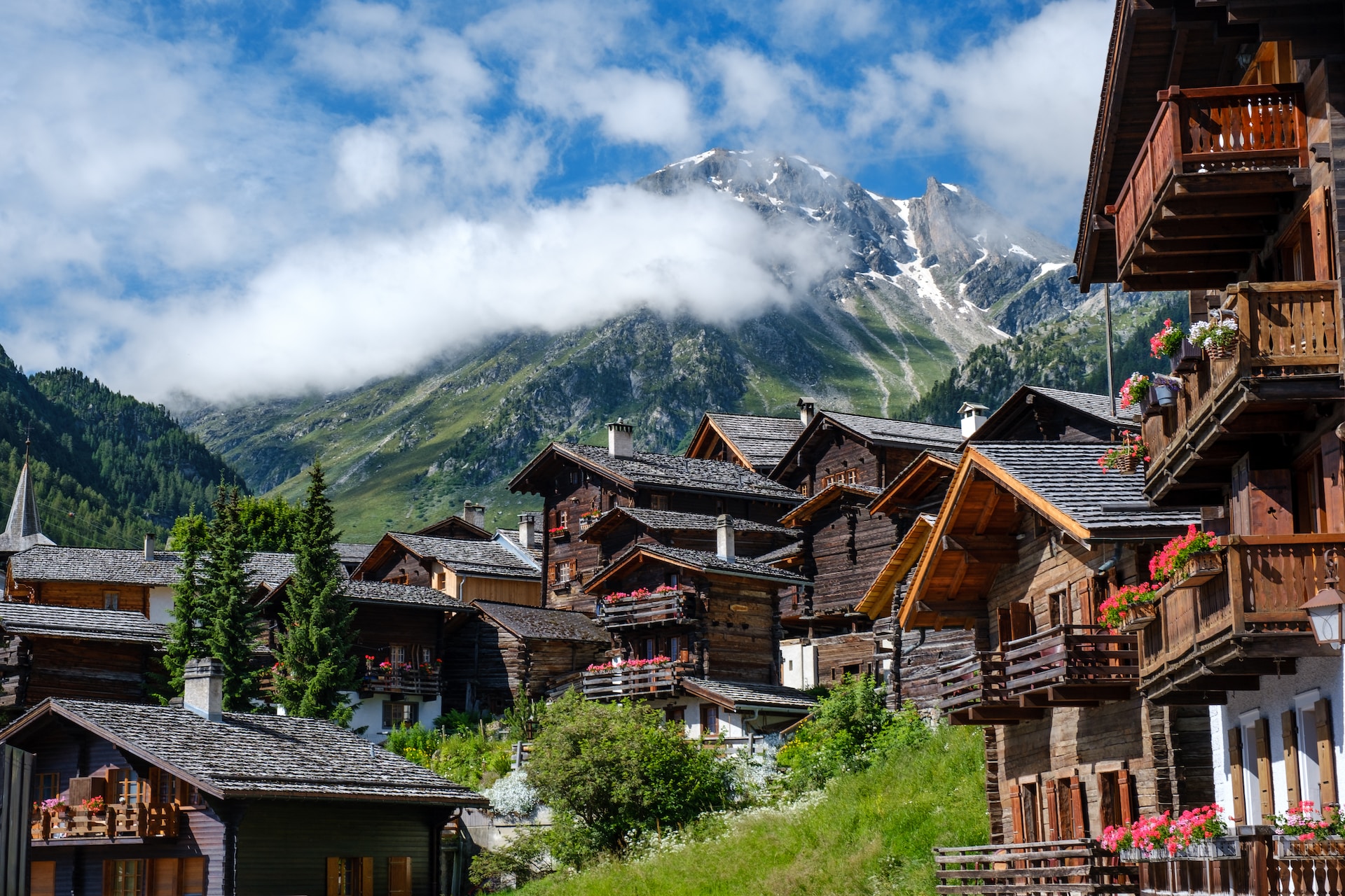 hiking in Switzerland