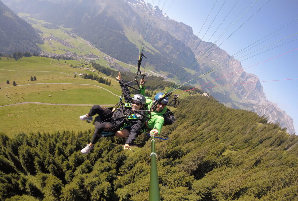 Paragliding tandem flight Lucerne