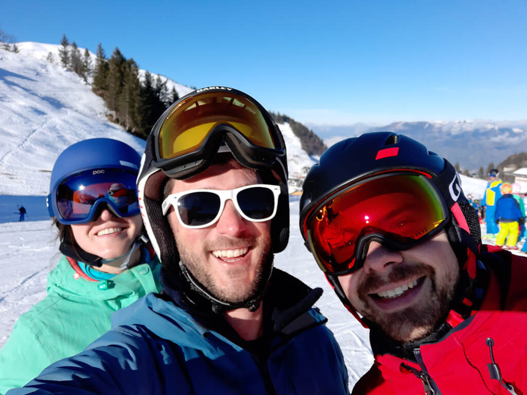 swiss alps ski weekend