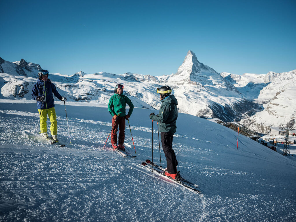 guided swiss alps ski trip