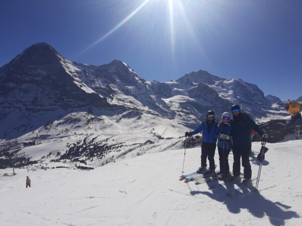 skiing in switzerland